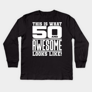 50th birthday Kids Long Sleeve T-Shirt